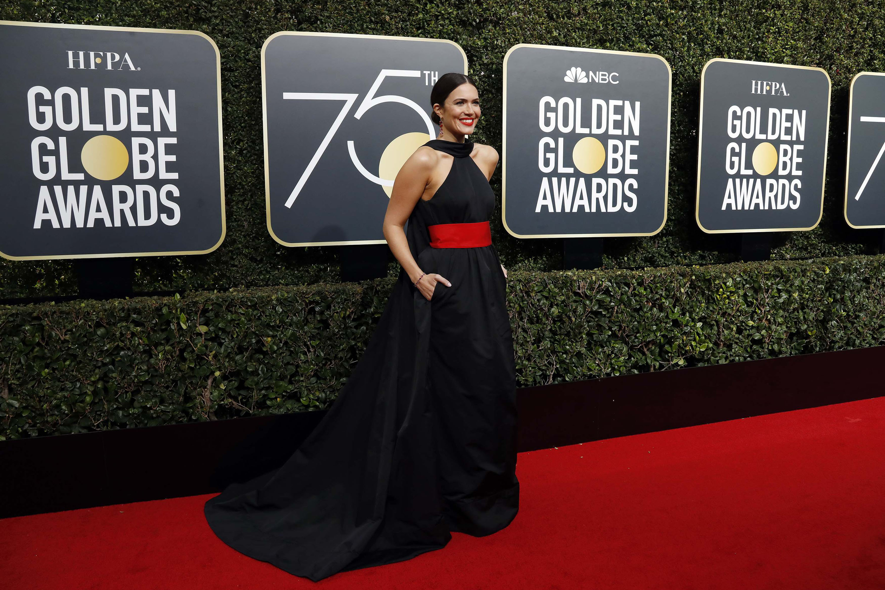 Tapete vermelho do 75&ordm; Globo de Ouro