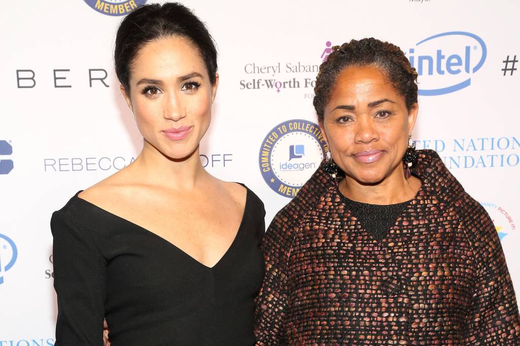 Meghan Markle e sua mãe Doria Ragland