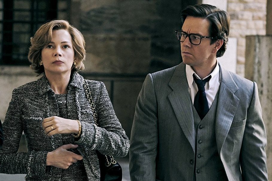 Michelle Williams e Mark Wahlberg em ‘Todo o Dinheiro do Mundo’