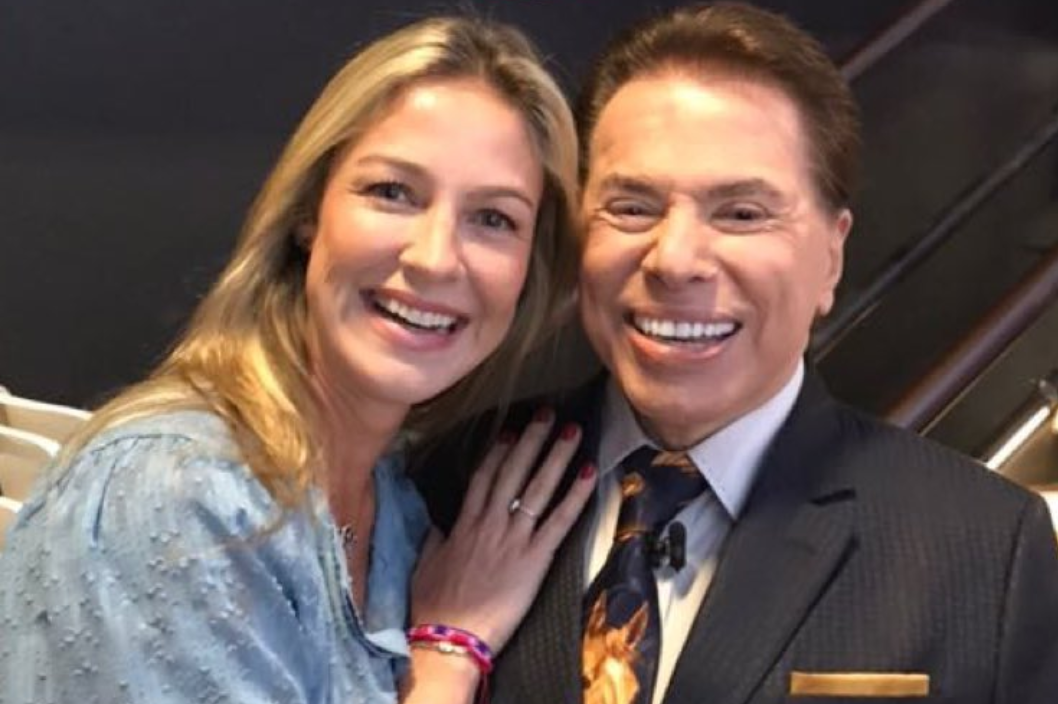 Luana Piovani encontra Silvio Santos