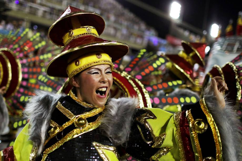 Desfile da escola de samba Império Serrano, no Sambódromo da Marquês de Sapucaí, no Rio de Janeiro (RJ) - 11/02/2018