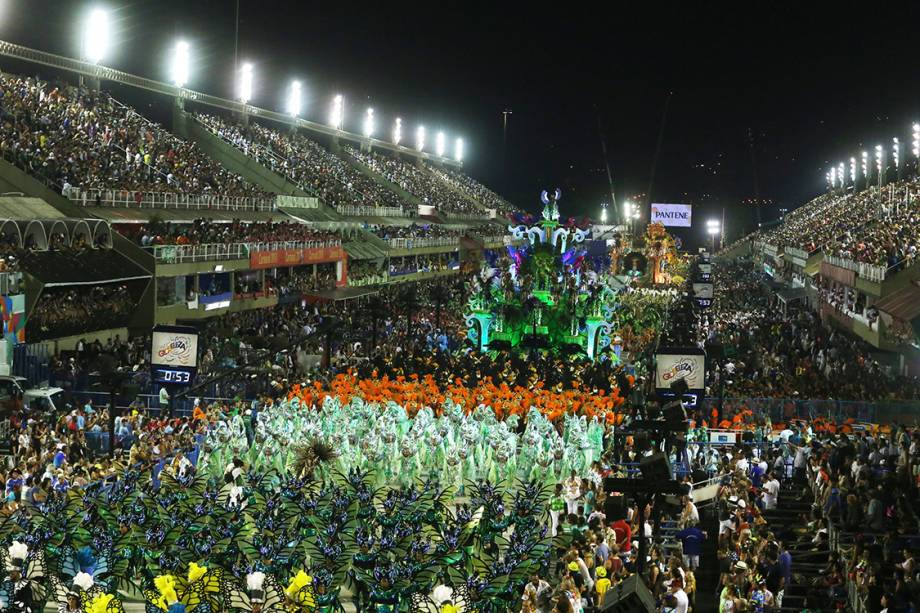 Com o samba-enredo 'Uma Noite Real No Museu Nacional', a Imperatriz Leopoldinense foi a penúltima a desfilar pelo Grupo Especial do Rio