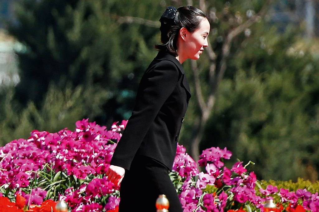 A irmã – Kim Yo Jong, 30 anos: ela é a primeira na linha de sucessão da ditadura hereditária da Coreia do Norte