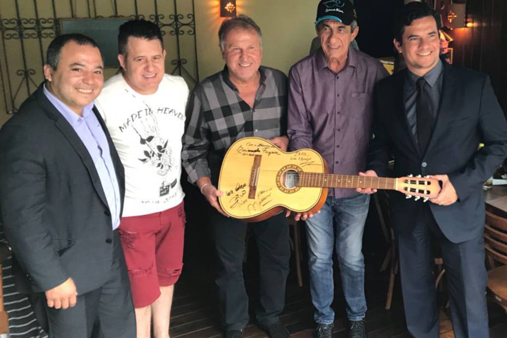 O almoço de Moro, Fagner, Marrone e Zico