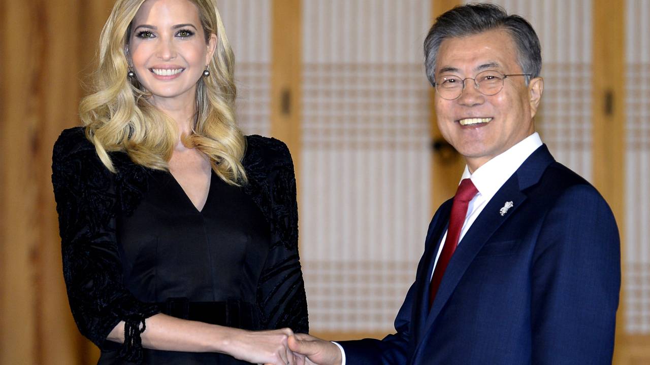 Ivanka Trump e Moon Jae-In