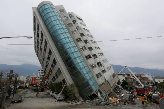 Terremoto em Taiwan Terremoto em Taiwan