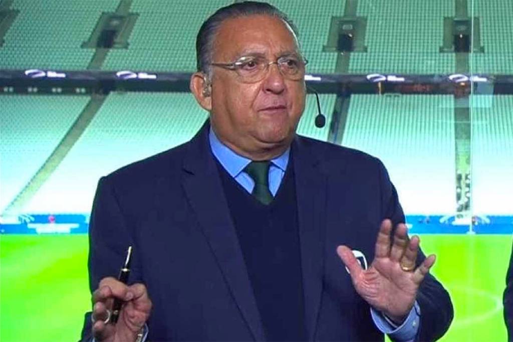 O narrador Galvão Bueno