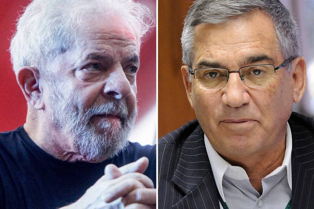 O presidente Luiz Inácio Lula da Silva e o ex-ministro Gilberto Carvalho
