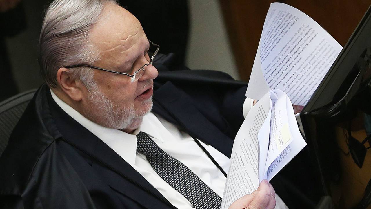 O Ministro do Superior Tribunal de Justiça (STJ) Felix Fischer, relator do pedido do ex-presidente Luiz Inácio Lula da Silva para evitar prisão após segunda instância - 06/03/2018