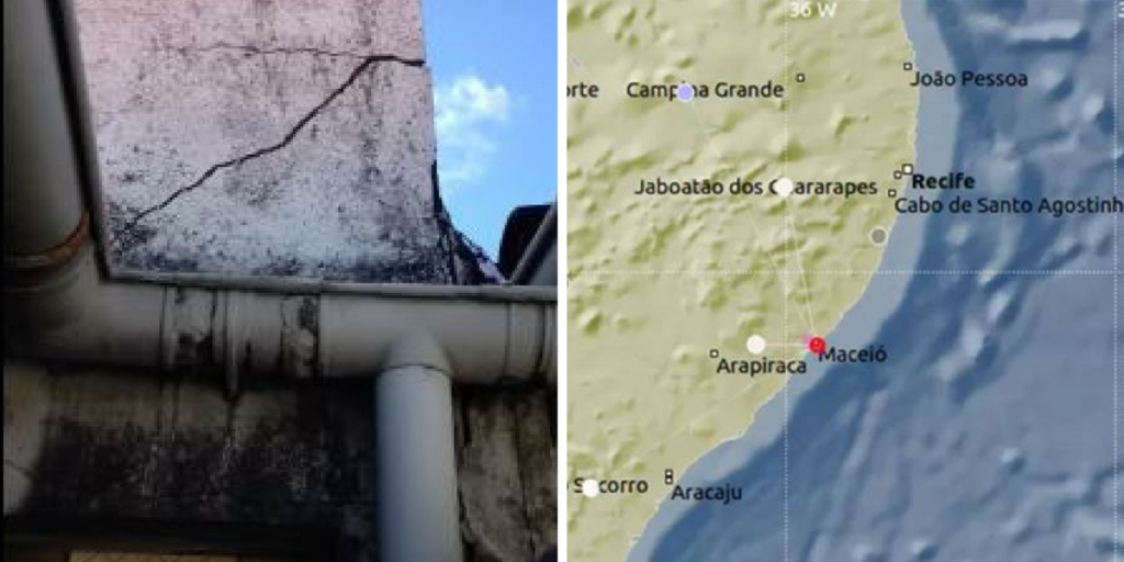 Tremor de terra é registrado e assusta moradores de Maceió