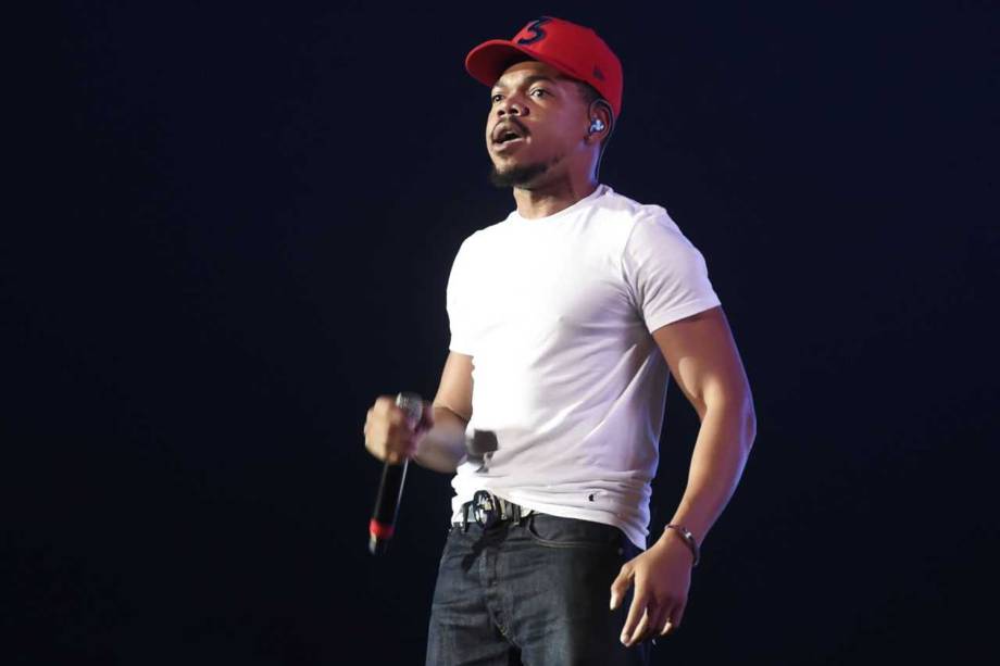 Chance the Rapper se apresenta durante o primeiro dia do Lollapalooza 2018, realizado no Autódromo de Interlagos, em São Paulo (SP) - 23/03/2018