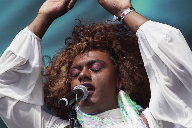 Liniker se apresenta durante o segundo dia do festival Lollapalooza, no Autódromo de Interlagos - 24/03/2018 Liniker se apresenta durante o segundo dia do festival Lollapalooza, no Autódromo de Interlagos - 24/03/2018