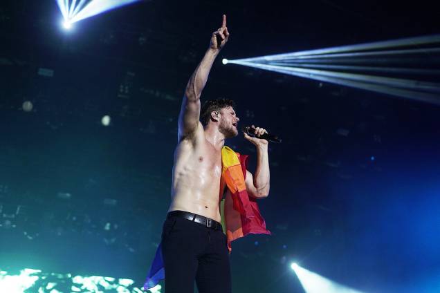 A banda Imagine Dragons se apresenta durante o segundo dia do festival Lollapalooza, no Autódromo de Interlagos - 24/03/2018 A banda Imagine Dragons se apresenta durante o segundo dia do festival Lollapalooza, no Autódromo de Interlagos - 24/03/2018