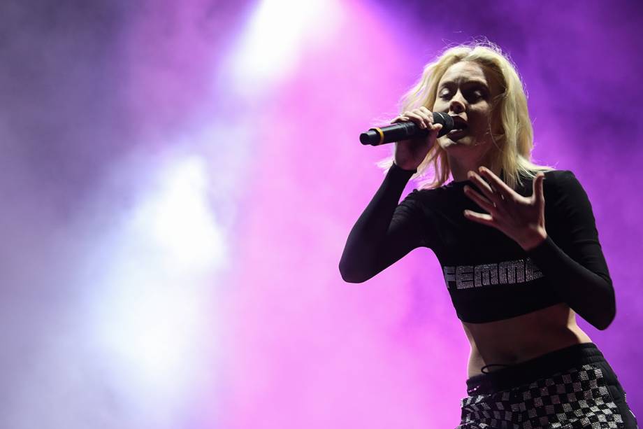 Show da cantora Zara Larsson, no primeiro dia do Lollapalooza 2018, em São Paulo - 23/03/2018