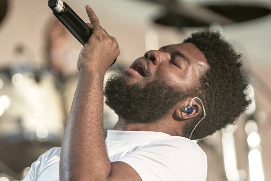 Show do cantor Khalid no último dia do Festival Lollapalooza 2018, em São Paulo