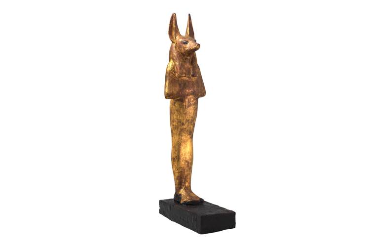 Objetos encontrados na tumba de Tutankhamun usados na exposi&ccedil;&atilde;o King Tut: Tesouros do fara&oacute; dourado