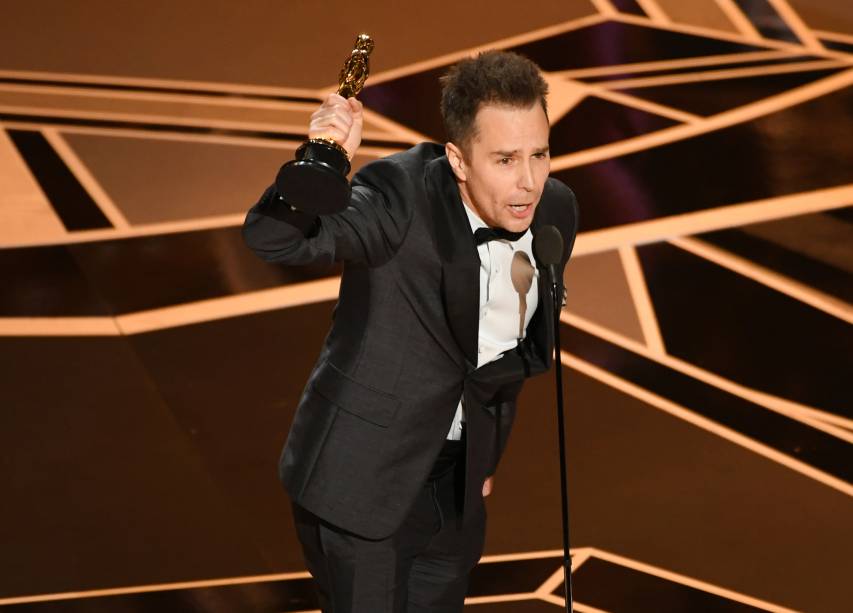 Sam Rockwell leva o Oscar de melhor ator coadjuvante