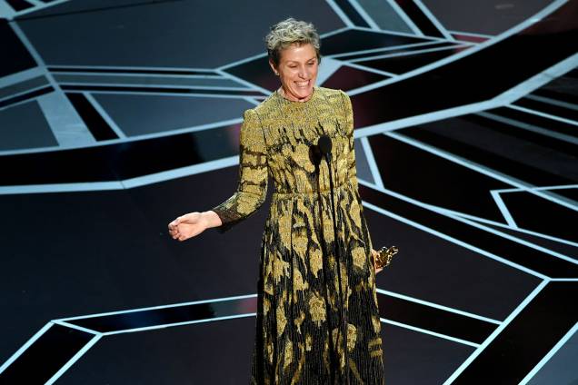Frances McDormand vence o Oscar de melhor atriz por 'Três Anúncios para um Crime' Frances McDormand vence o Oscar de melhor atriz por 'Três Anúncios para um Crime'
