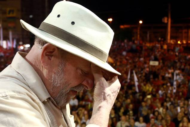 Ex-presidente Luiz Inácio Lula da Silva em São Leopoldo, no Rio Grande do Sul, em 23 de março. Ex-presidente Luiz Inácio Lula da Silva em São Leopoldo, no Rio Grande do Sul, em 23 de março.