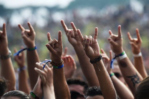 Show da banda Volbeat, no palco Onix, no primeiro dia do Lollapalooza 2018, em São Paulo -23/03/2018 Show da banda Volbeat, no palco Onix, no primeiro dia do Lollapalooza 2018, em São Paulo -23/03/2018