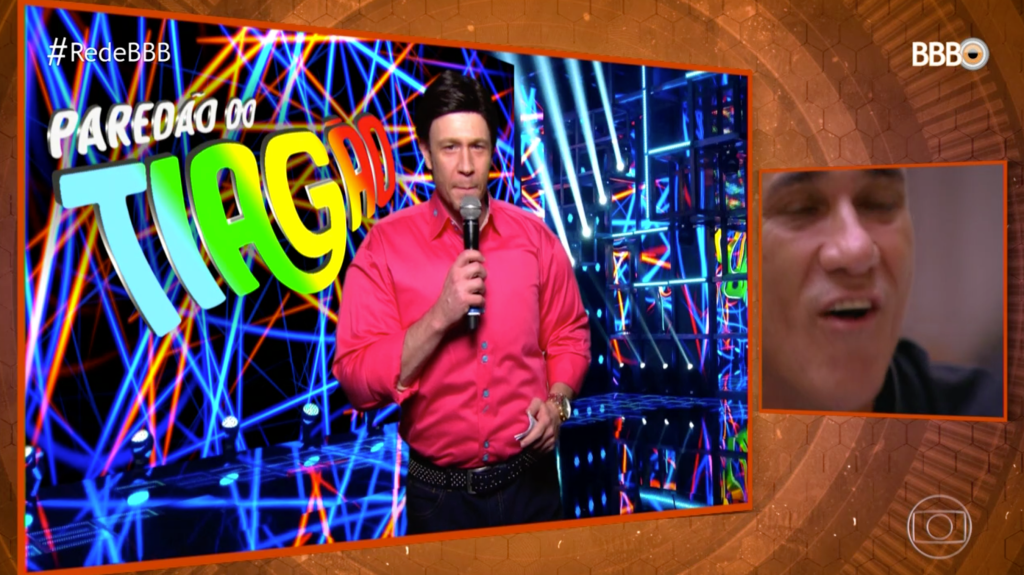 Tiago Leifert imita Faustão na final do BBB Tiago Leifert imita Faustão na final do BBB