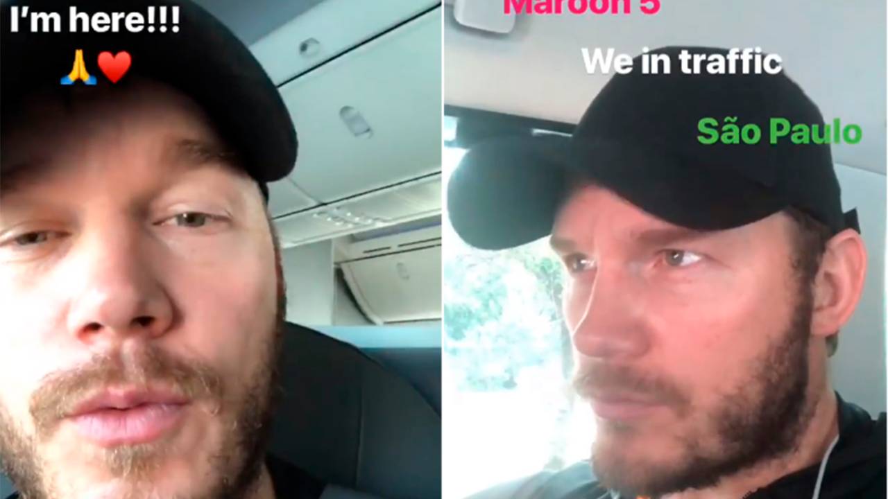 Chris Pratt chega ao Brasil para divulgar 'Vingadores: Guerra Infinita'
