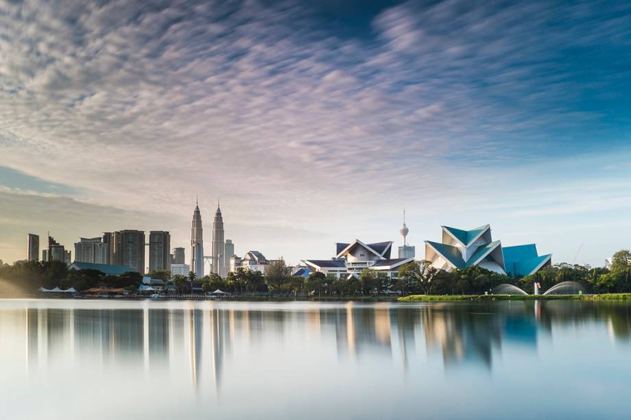 Vista de Kuala Lumpur, na Malásia