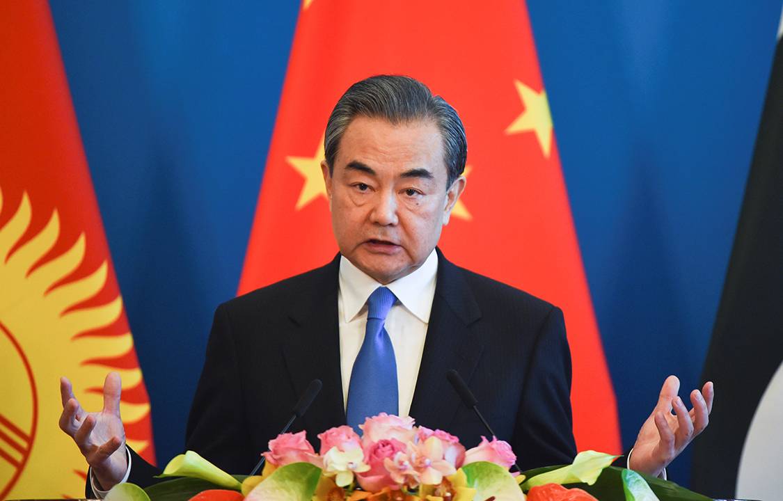 Ministro das relações exteriores Wang Yi