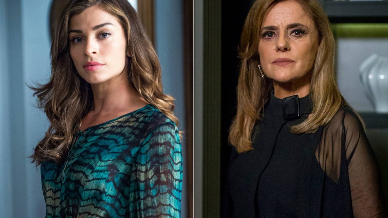 Lívia (Grazi Massafera) e Sophia (Marieta Severo), na novela 'O Outro Lado do Paraíso'