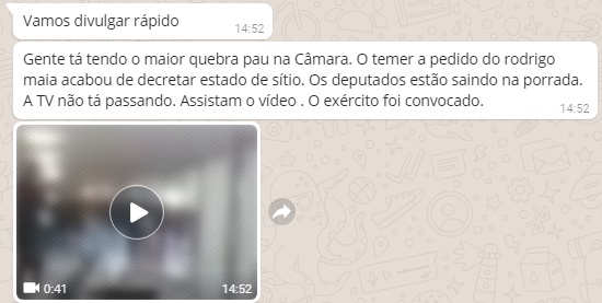 fake news maia e temer fake news maia e temer