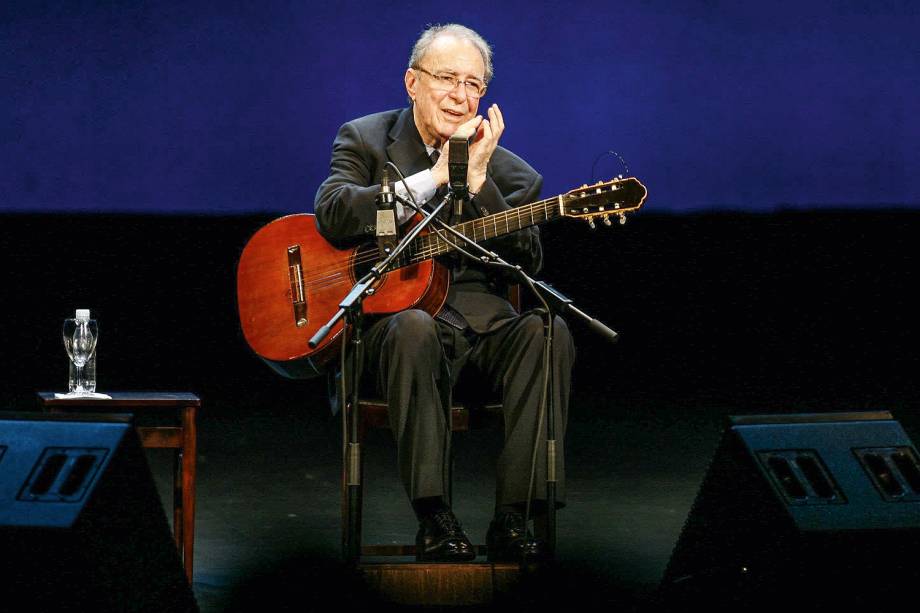 João Gilberto no show em 1999