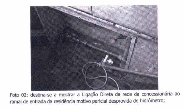 Laudo atestou irregularidade Laudo atestou irregularidade