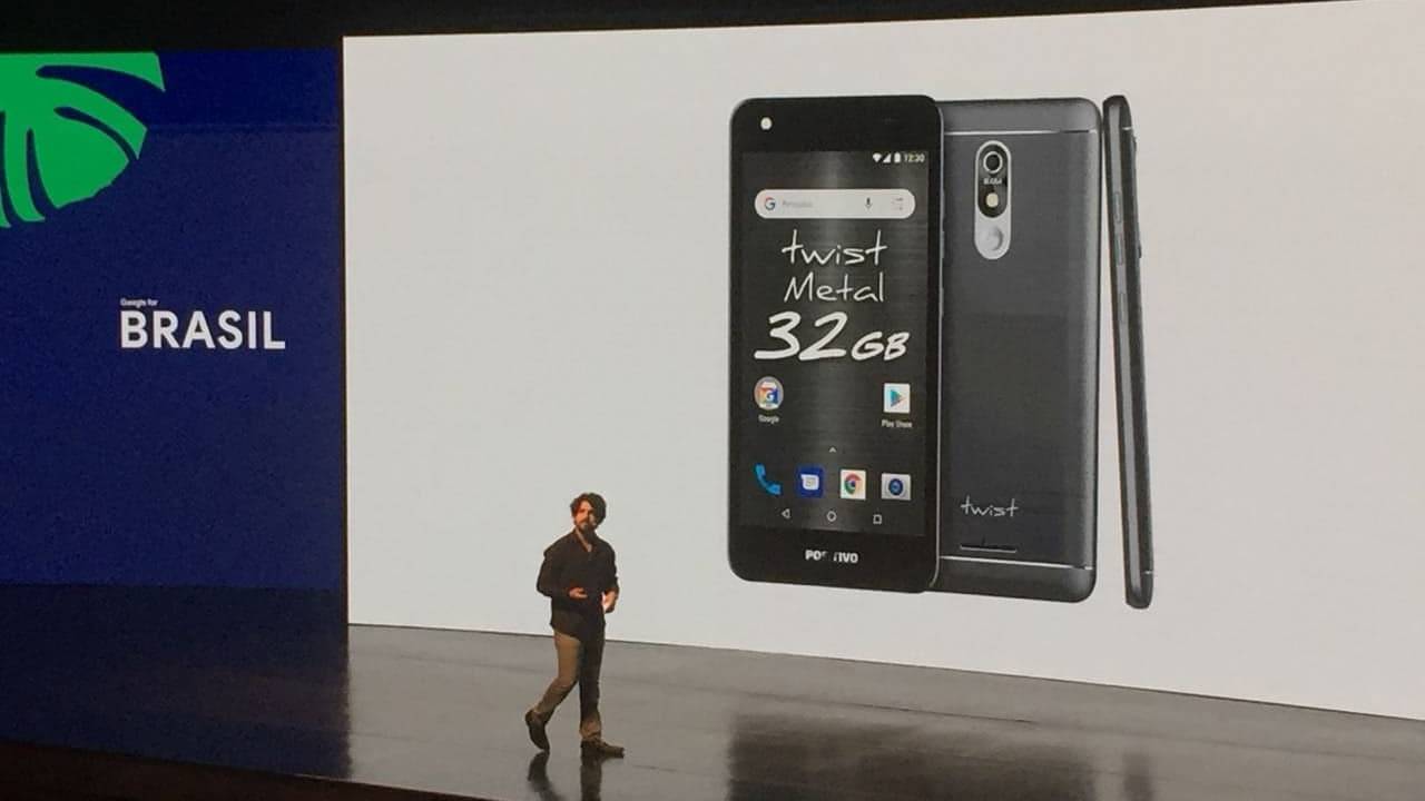 Arpit Midha, Gerente de produto do sistema operacional Android Go, apresenta novo lançamento do Google (07/06/2018)