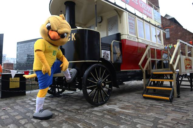 Canarinho pistola visita a cidade de Liverpool na Inglaterra - 02/06/2018 Canarinho pistola visita a cidade de Liverpool na Inglaterra - 02/06/2018