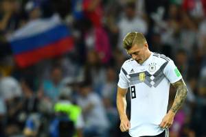 Copa do Mundo – Alemanha x Suécia Toni Kroos lamenta após a Suécia abrir o placar no Estádio Olímpico de Sochi - 23/06/2018