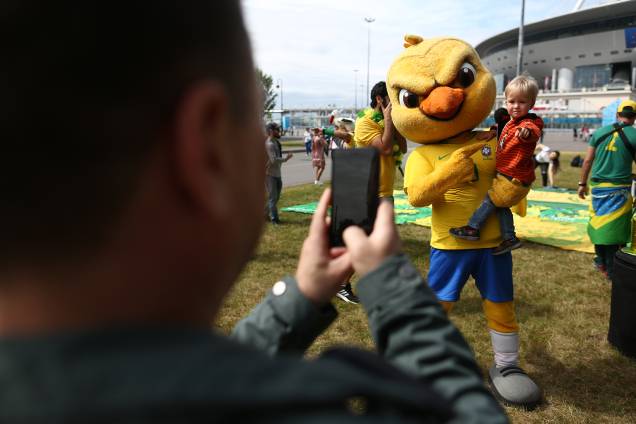 Canarinho pistola é sensação em São Petersburgo - 21/06/2018 Canarinho pistola é sensação em São Petersburgo - 21/06/2018