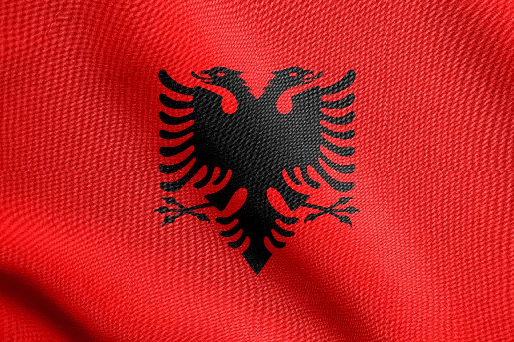 Bandeira da Albânia Bandeira da Albânia