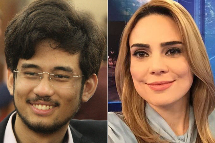 Kim Kataguiri e Rachel Sheherazade