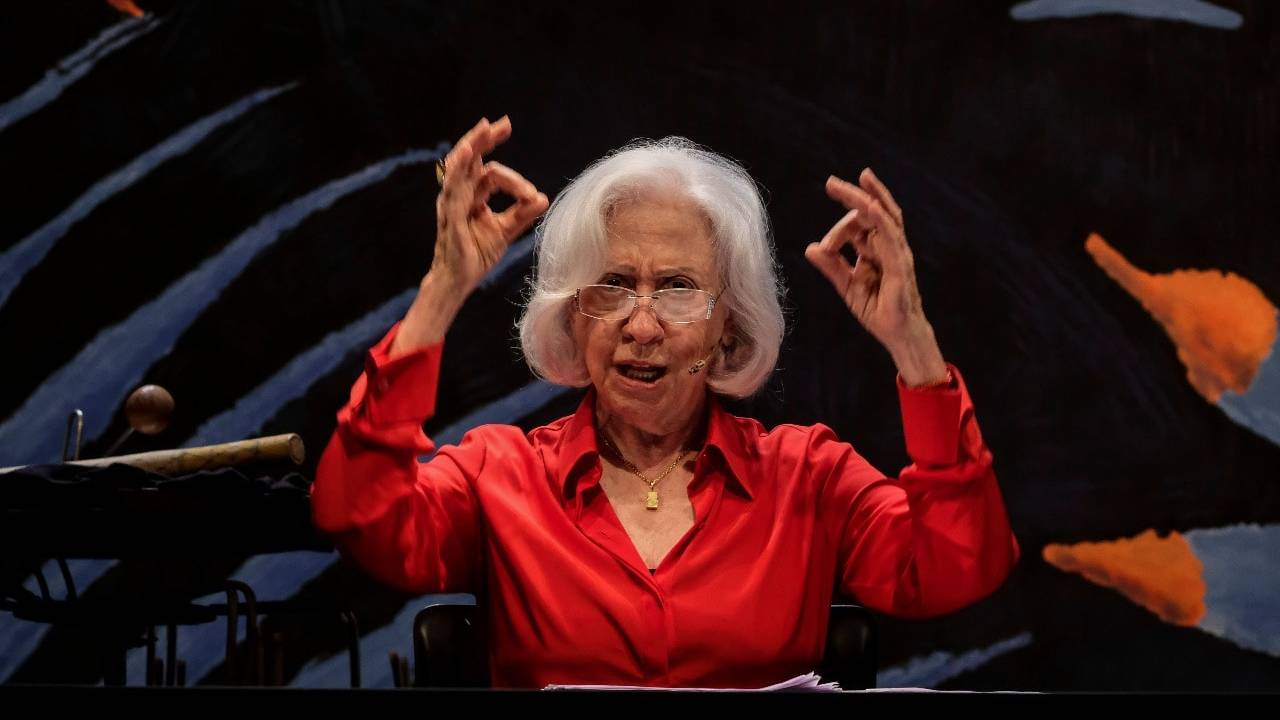 Fernanda Montenegro na cerimônia de abertura da Flip 2018
