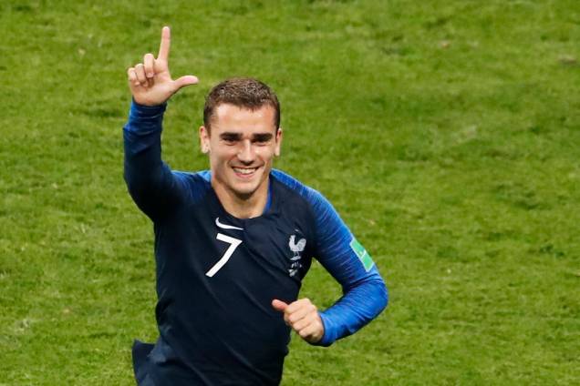 Antoine Griezmann marca o segundo gol da França, em partida válida pela final da Copa do Mundo - 15/07/2018 Antoine Griezmann marca o segundo gol da França, em partida válida pela final da Copa do Mundo - 15/07/2018