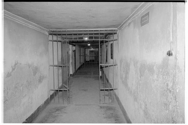 Interior do campo de Auschwitz, na Polônia - 1988 Interior do campo de Auschwitz, na Polônia - 1988