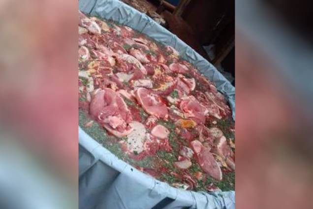 Imagem compartilhada no WhatsApp em boato sobre churrasco do MST para comemorar liberdade de Lula Imagem compartilhada no WhatsApp em boato sobre churrasco do MST para comemorar liberdade de Lula