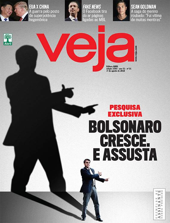 Bolsonaro cresce. E assusta - 01/08/2018