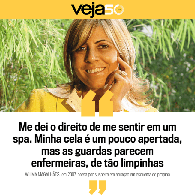 Wilma Magalhães, socialite e apresentadora de TV, que cumpre pena de 6 anos em r (2) Wilma Magalhães, socialite e apresentadora de TV, que cumpre pena de 6 anos em r (2)