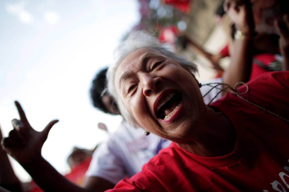 Manifestantes protestam em Brasília (DF), a favor do Partido dos Trabalhadores registrar a candidatura do ex-presidente Lula para concorrer ao cargo de presidente da República - 15/08/2018 Manifestantes protestam em Brasília (DF), a favor do Partido dos Trabalhadores registrar a candidatura do ex-presidente Lula para concorrer ao cargo de presidente da República - 15/08/2018