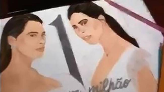 Simone e Simaria desenho de fã Simone e Simaria desenho de fã