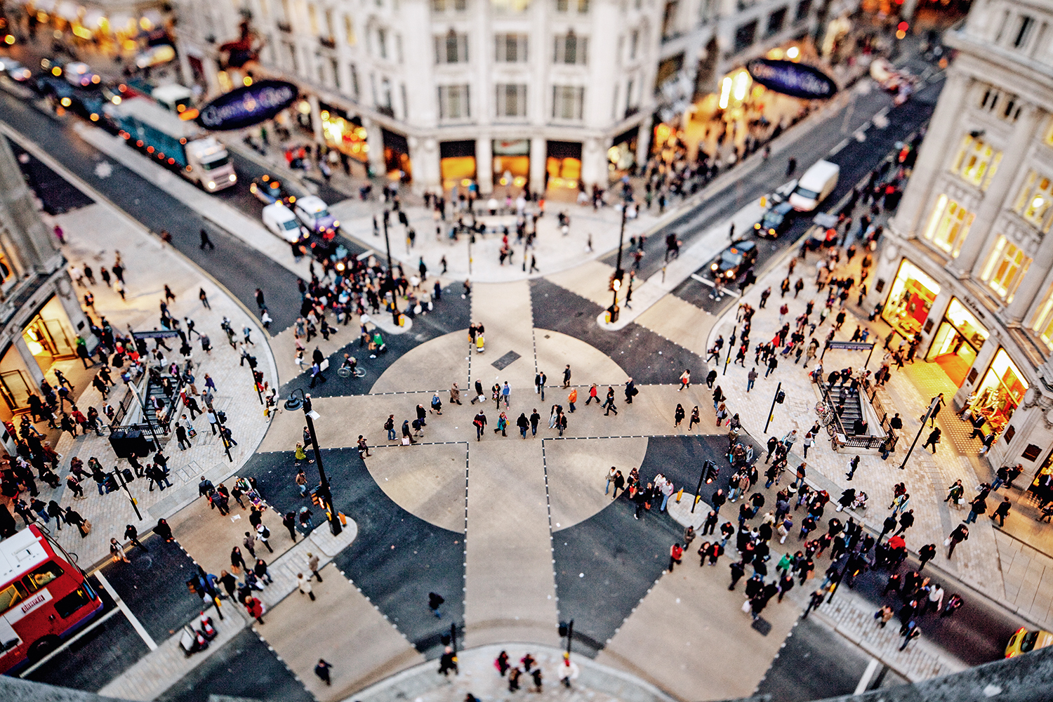 Oxford Circus &ndash; Andar para a frente
