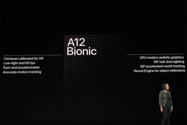 Apresentação do processador A12 Bionic