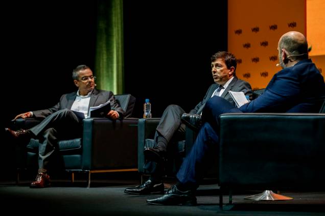 João Amoêdo (Novo), candidato à Presidência da República, foi entrevistado por Mauricio Lima, redator-chefe, e Daniel Bergamasco, editor especial de VEJA, durante o evento Amarelas Ao Vivo João Amoêdo (Novo), candidato à Presidência da República, foi entrevistado por Mauricio Lima, redator-chefe, e Daniel Bergamasco, editor especial de VEJA, durante o evento Amarelas Ao Vivo