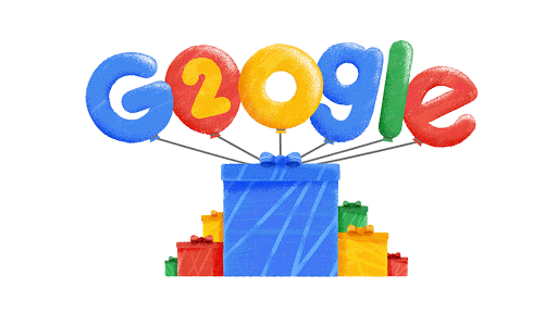 Google 20 anos – GIF